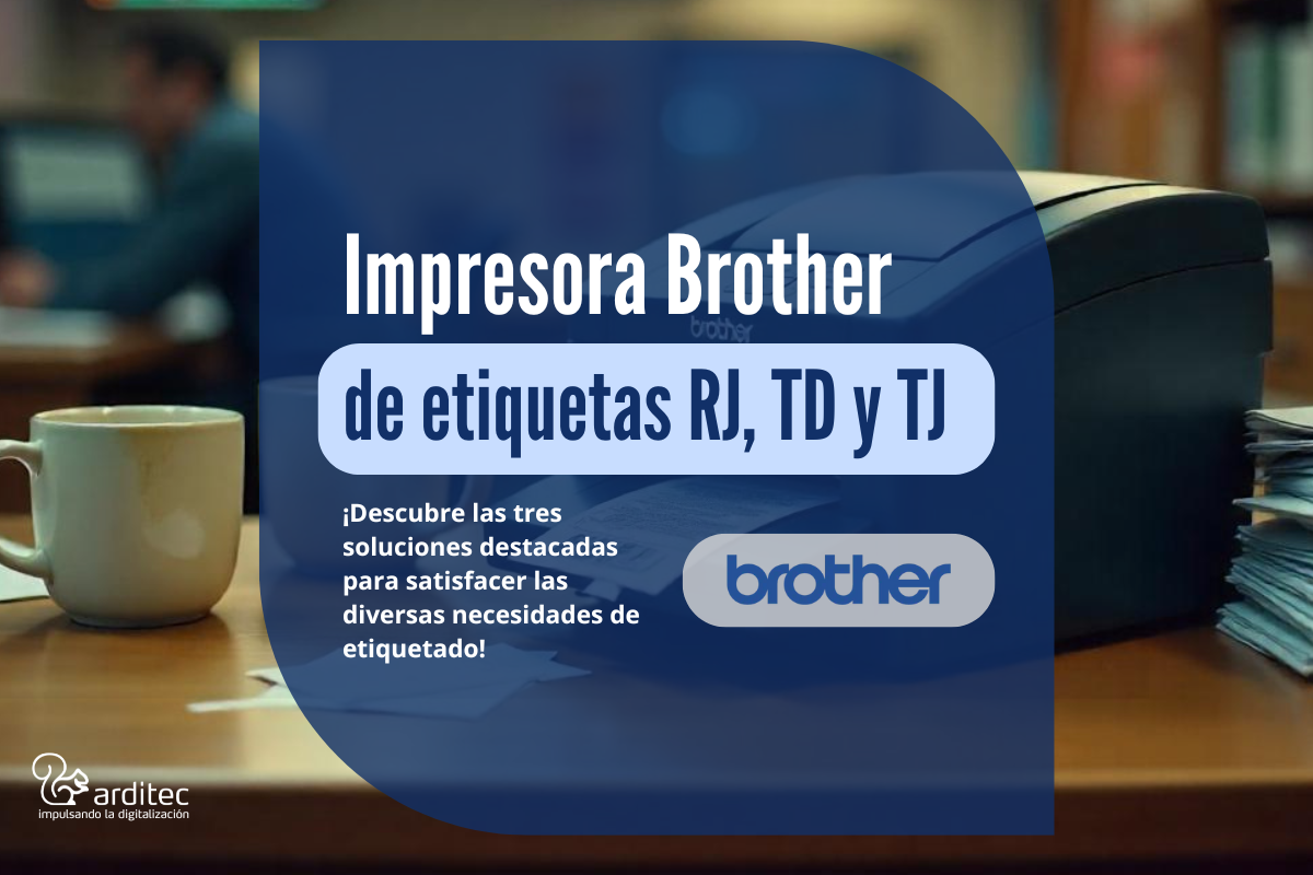 Impresora de etiquetas RJ, TD y TJ de Brother